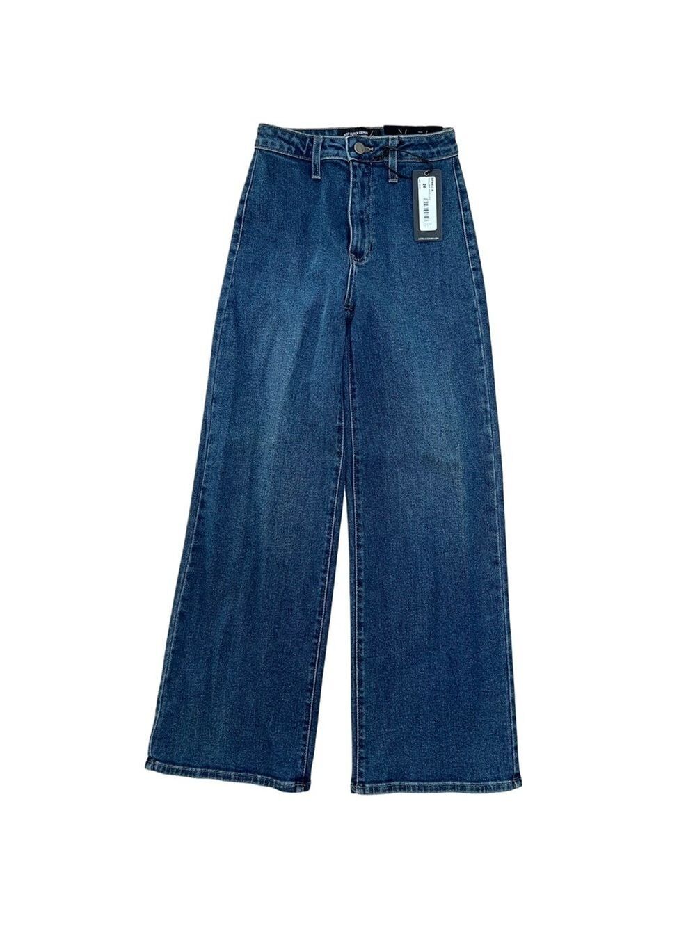 NWT Just Black Jeans, Dark Denim, Trouser Wide Leg Style-Size 24